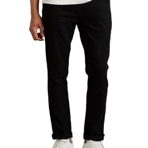 Men's Cotton Rich Stretchable Slim Fit Jeans | Casual Denim Black Jeans