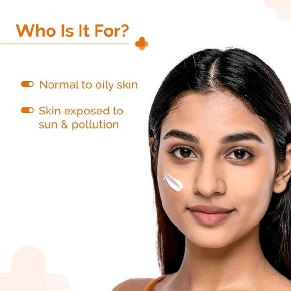 The Derma Co 1% Hyaluronic Sunscreen Aqua Gel SPF 50 30 g - Image 2