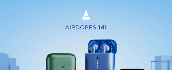 boAt Airdopes 141/8, Low Latency, ENx Tech, 42HRS Battery, Fast Charge, IWP, IPX4, v5.1 Bluetooth Earbuds, TWS Ear Buds Wireless Earphones with mic (Bold Black) - Image 6